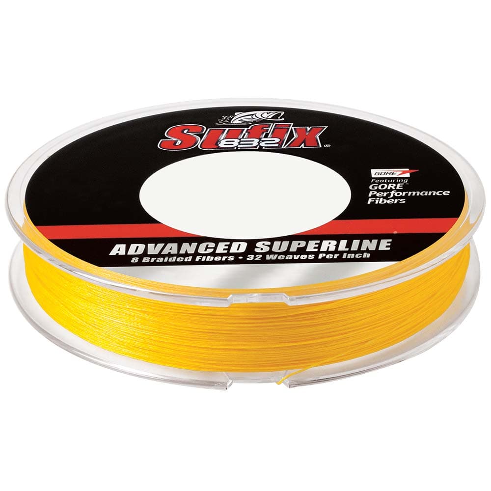 Sufix 832 Advanced Superline Braid — 20 lb, Hi-Vis Yellow, 300 yd